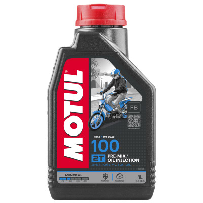 Олива для 2-х тактних двигунів Motul 100 2T, 1л (шт.)