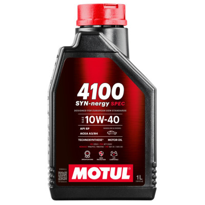 Олива Motul 4100 Syn-nergy Spec SAE 10W-40, 1л (шт.)