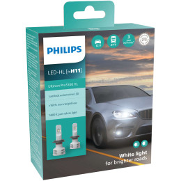 Комплект автоламп Philips LED H11 113622U51 12/24V Ultinon Pro5100 +160% X2 (шт.)