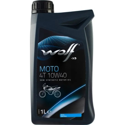 Моторне масло Wolf Moto 4T 10W40 1 л (1043808)