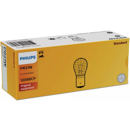 Автолампа вказівна Philips 12088 PR21W CP 12V 21W (BAW15s) (шт.)