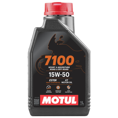 Олива для 4-х тактних двигунів Motul 7100 4T SAE 10W-50, 1л (шт.)