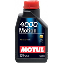 Моторное масло MOTUL 4000 Motion SAE 15W-40 1л