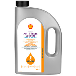 Антифриз Shell Premium LL, 4л (готовий G12+ черв.) (шт.)