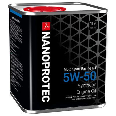 МОТО масло NANOPROTEC ENGINE OIL 5W-50 Moto, 1л