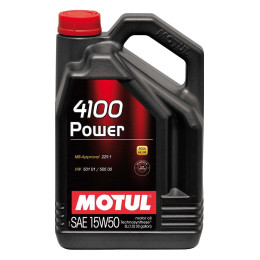 Моторное масло MOTUL 4100 Power SAE 15W-50 5л