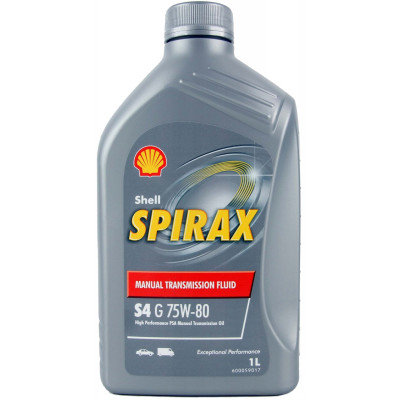 Олива Shell Spirax S4 G 75W-80, 1л (шт.)