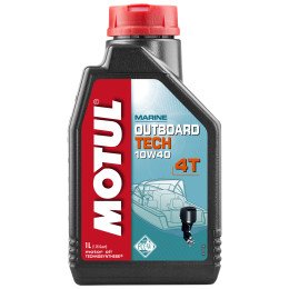 Олива для 4-х тактних двигунів Motul Outboard Tech 4T SAE 10W-40, 1л (шт.)