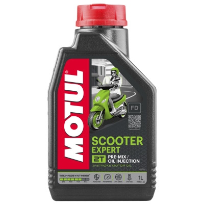 Олива для 2-х тактних двигунів Motul Scooter Expert 2T, 1л (шт.)