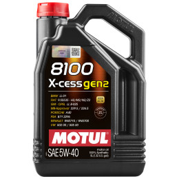 Олива моторна Motul 8100 X-cess gen2 SAE 5W-40, 5л (шт.)