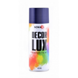 Акриловая краска глянцевая темно синяя NOWAX Decor Lux (5010) 450мл