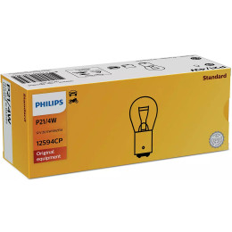 Автолампа вказівна Philips 12594 P21/4W CP 12V 21/4W (BAZ15d) (шт.)