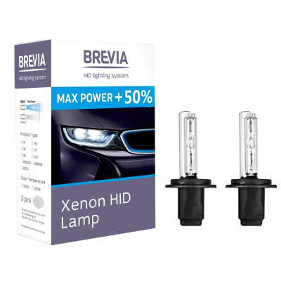 Ксеноновые лампы BREVIA H3 5500K Max Power +50% (12350MP)