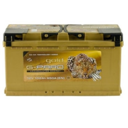 Автомобильный аккумулятор 102 Аh/12V Gold G-Pard Euro