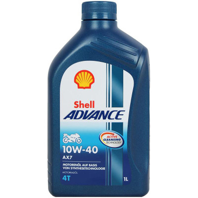 Олива Shell Advance 4T AX7 10W-40, 1л (шт.)