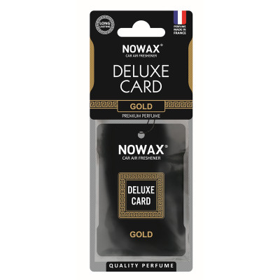 Ароматизатор целлюлозный 6 г Nowax Delux Card Gold (NX07731)