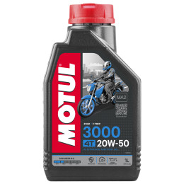 Олива для 4-х тактних двигунів Motul 3000 4T SAE 20W-50, 1л (шт.)