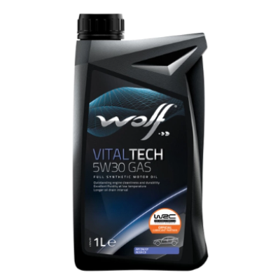 Моторне масло Wolf VitalTech 5W-30 GAS 1л (1048500)