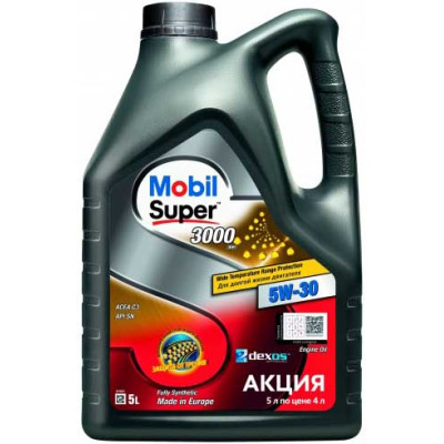 Олива Mobil Super 3000 XE 5W-30, 5л (шт.)