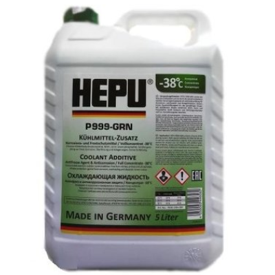 Антифриз HEPU P999-GRN G11 концентрат зелений 5л