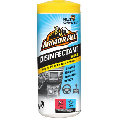 Дезінфекційні серветки Armor All Disinfectant Wipes, 24шт (шт.)