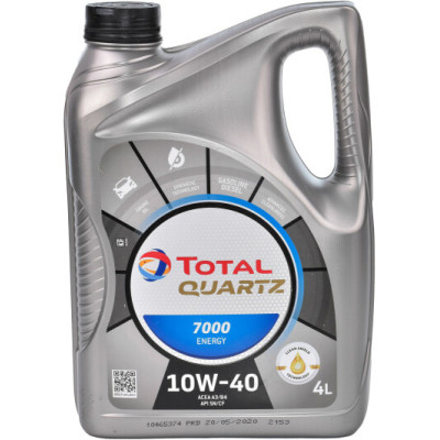 Олива моторна Total Quartz 7000 Energy 10W-40, 4л (шт.)