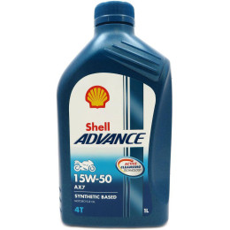 Олива Shell Advance 4T AX7 15W-50, 1л (шт.)