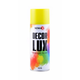 Акриловая краска желтая NOWAX Decor Lux (1023) 450мл