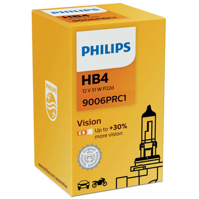 Автолампа вказівна Philips PR 9006 HB4 12V 55W (P22d) (шт.)