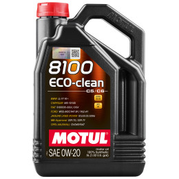 Олива моторна Motul 8100 Eco-clean SAE 0W-20, 5л (шт.)