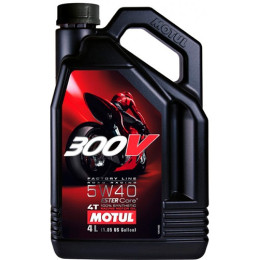 Моторное масло MOTUL 300 V 4T Factory Line Road Racing SAE 5W-40 4л