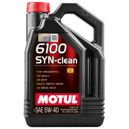 Олива моторна Motul 6100 Syn-clean SAE 5W-40, 4л (шт.)