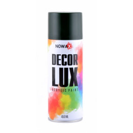 Акриловая краска глянцевая зеленый мох NOWAX Decor Lux (6005) 450мл