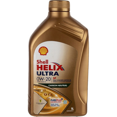 Олива Shell Helix Ultra SP (SN Plus) 0W-20, 1л (шт.)