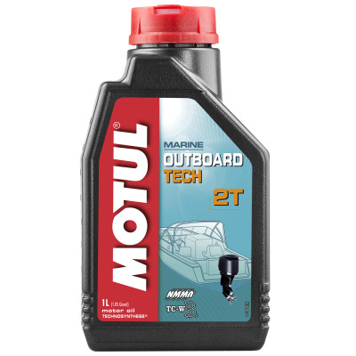 Олива для 2-х тактних двигунів Motul Outboard Tech 2T, 1л (шт.)