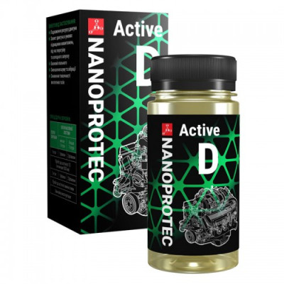 Присадка в моторное масло NANOPROTEC ACTIVE D 100мл