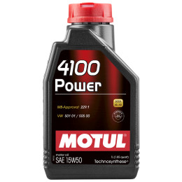 Олива моторна Motul 4100 Power SAE 15W-50, 1л (шт.)