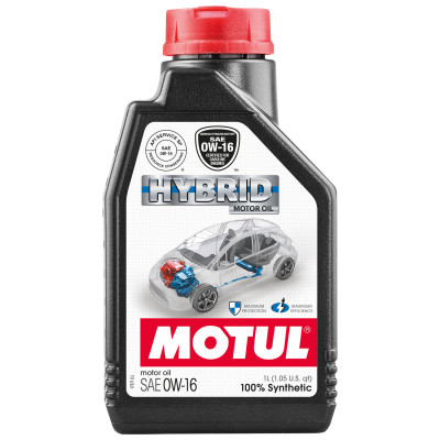 Олива моторна синтетична Motul Hybrid SAE 0W-16, 1л (шт.)