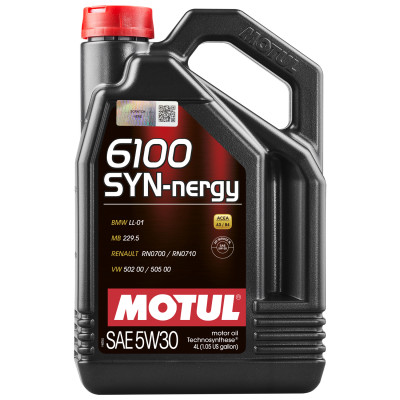 Олива моторна Motul 6100 Syn-nergy SAE 5W-30, 4л (шт.)