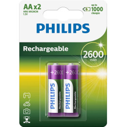 Акумулятор Philips R6/AA MULTILIFE 2600mAh B2 (блістер) (шт.)