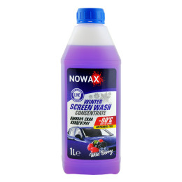 Зимовий омивач скла концентрат NOWAX Winter Screen Wash concentrate -80°C 1L Wildberry