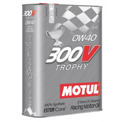 Моторное масло MOTUL 300V Trophy SAE 0W-40 2л