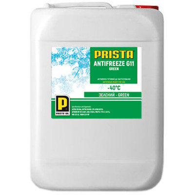 Антифриз Prista G11 Green 20л (готовий зелен.) (шт.)