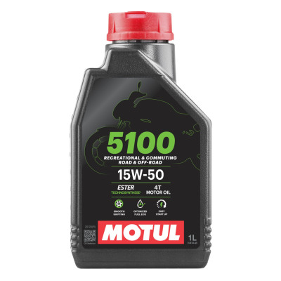 Олива для 4-х тактних двигунів Motul 5100 4T SAE 15W50 1л (шт.)