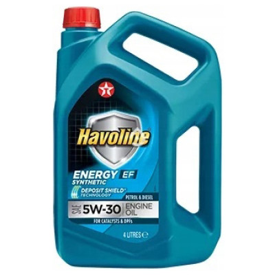 Олива моторна Texaco Havoline Energy EF 5W-30, 4л (шт.)