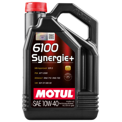 Олива моторна Motul 6100 Synergie+ SAE 10W-40, 5л (шт.)