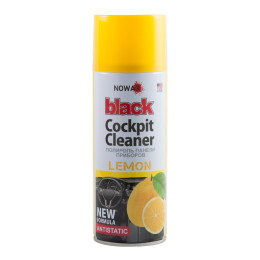 Полироль панели приборв NOWAX 450 мл Black Cockpit Cleaner Lemon (NX00452)