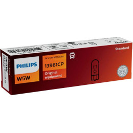 Автолампа вказівна Philips 13961 W5W 24V 5W (W2,1x9,5d) (шт.)