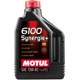 Олива моторна Motul 6100 Synergie+ SAE 10W-40, 2л (шт.)