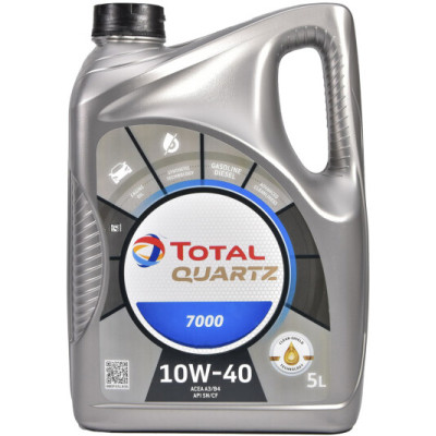 Олива моторна TOTAL QUARTZ 7000 10W-40 5л. (шт.)